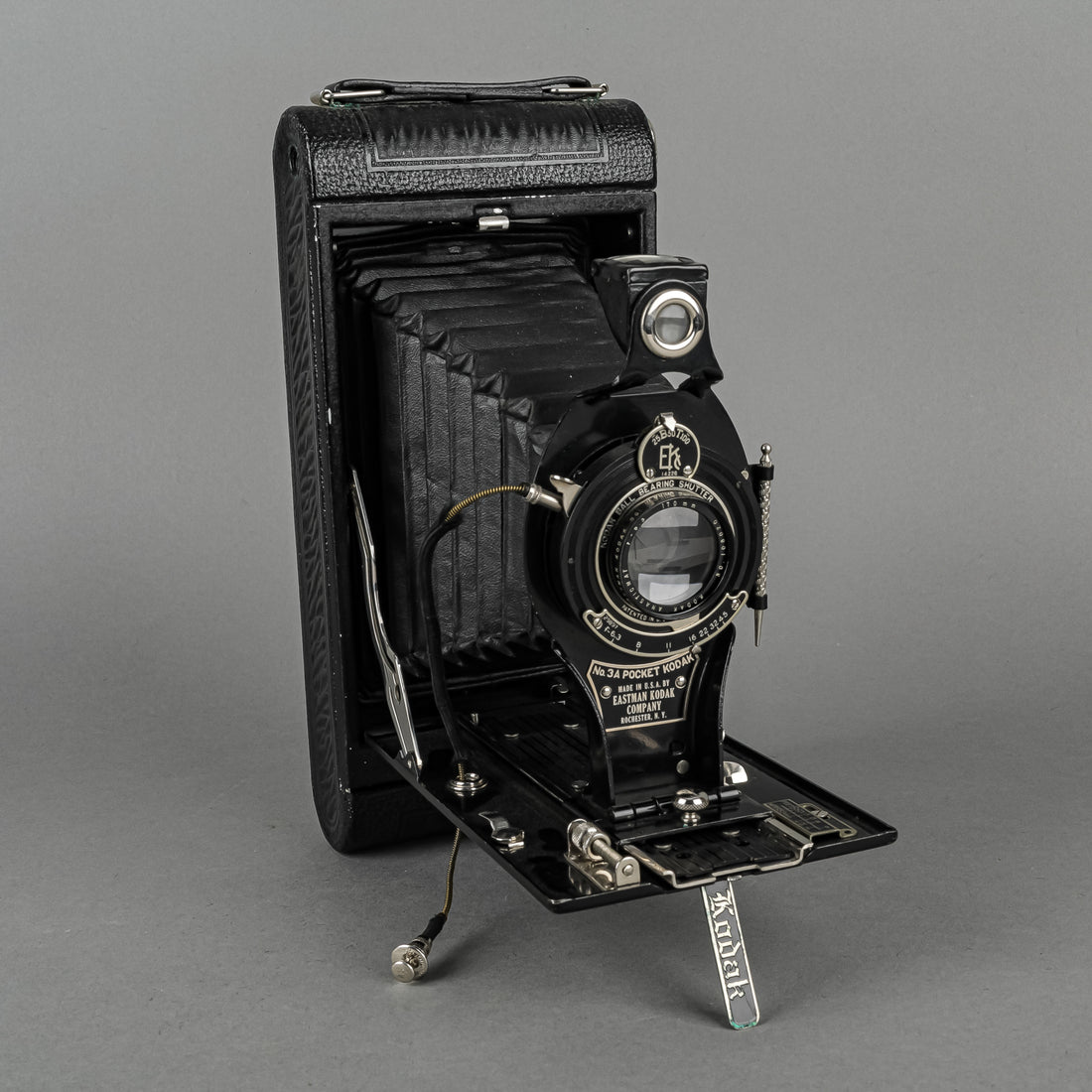 Antique KODAK No 3a Folding Pocket Camera With Case