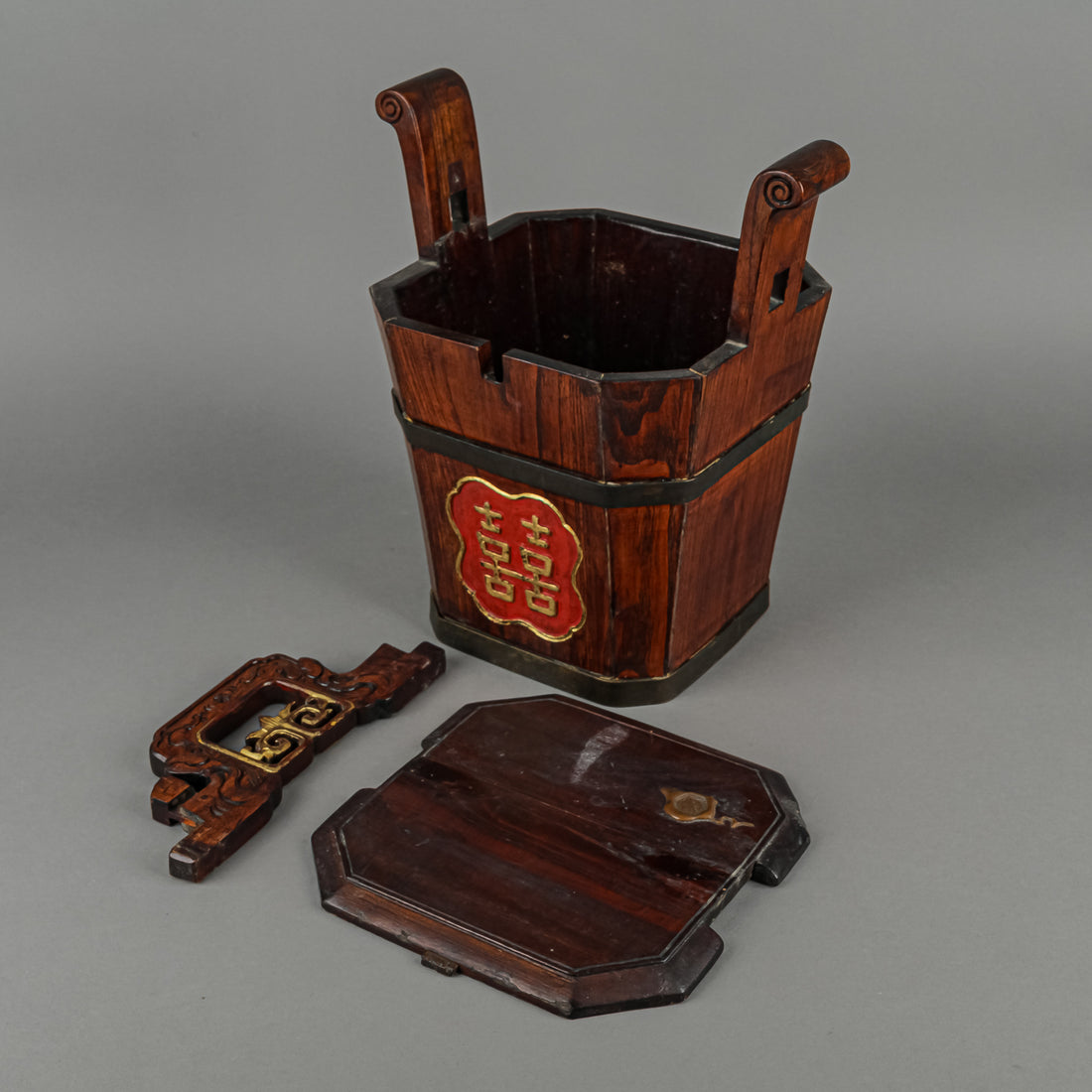 Chinese Wooden Teapot Carrier