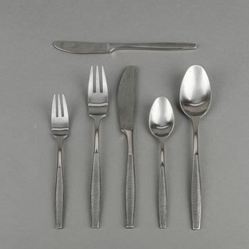 DANSK Variation VI Stainless Steel Flatware 8 Place Settings Plus Extras