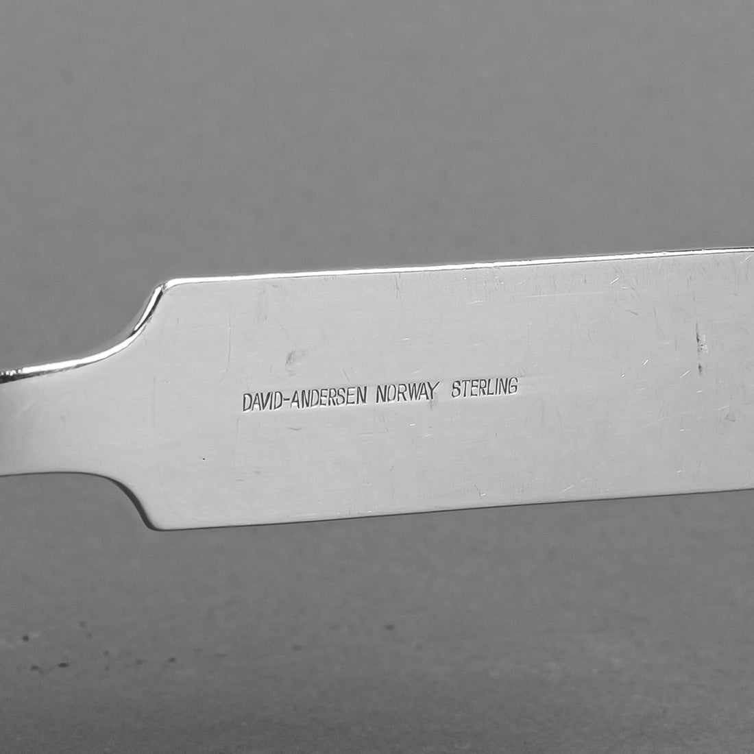 DAVID ANDERSEN Sterling Tea Caddy Spoon