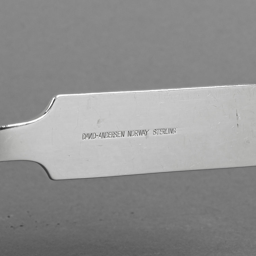DAVID ANDERSEN Sterling Tea Caddy Spoon