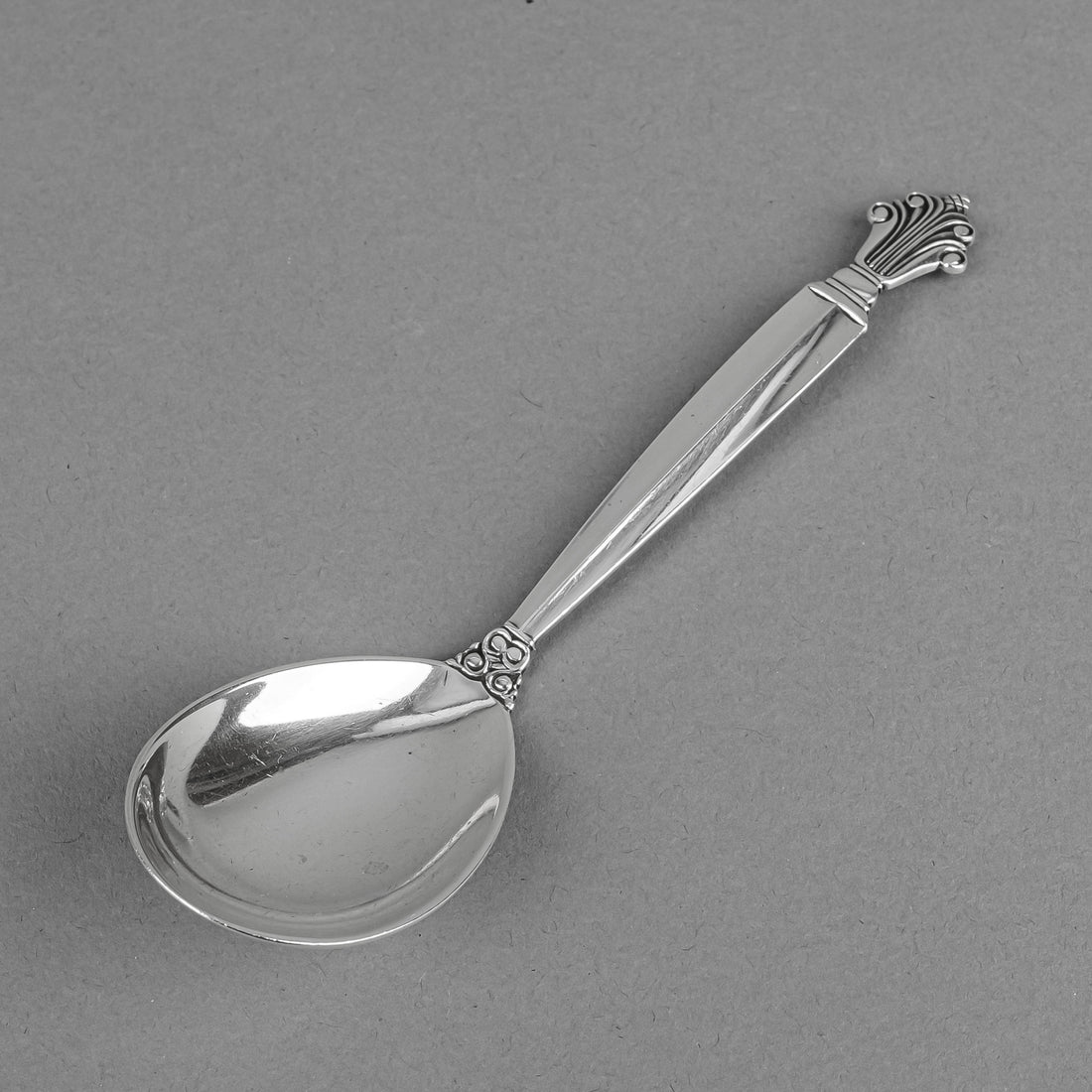 GEORG JENSEN Acanthus Sterling Sugar Spoon