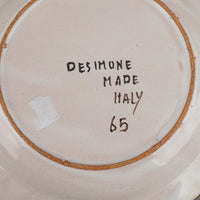 GIOVANNI DESIMONE 1965 Plates Set Of 3