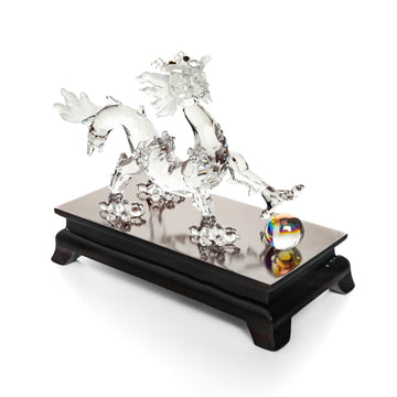 SWAROVSKI Dragon With Wooden Stand 238202