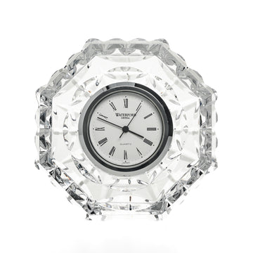 WATERFORD Crystal Octagonal Desk Clock
