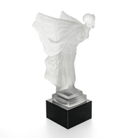 DESNA  After H.Hoffman Flying Lady Frosted Glass Figure