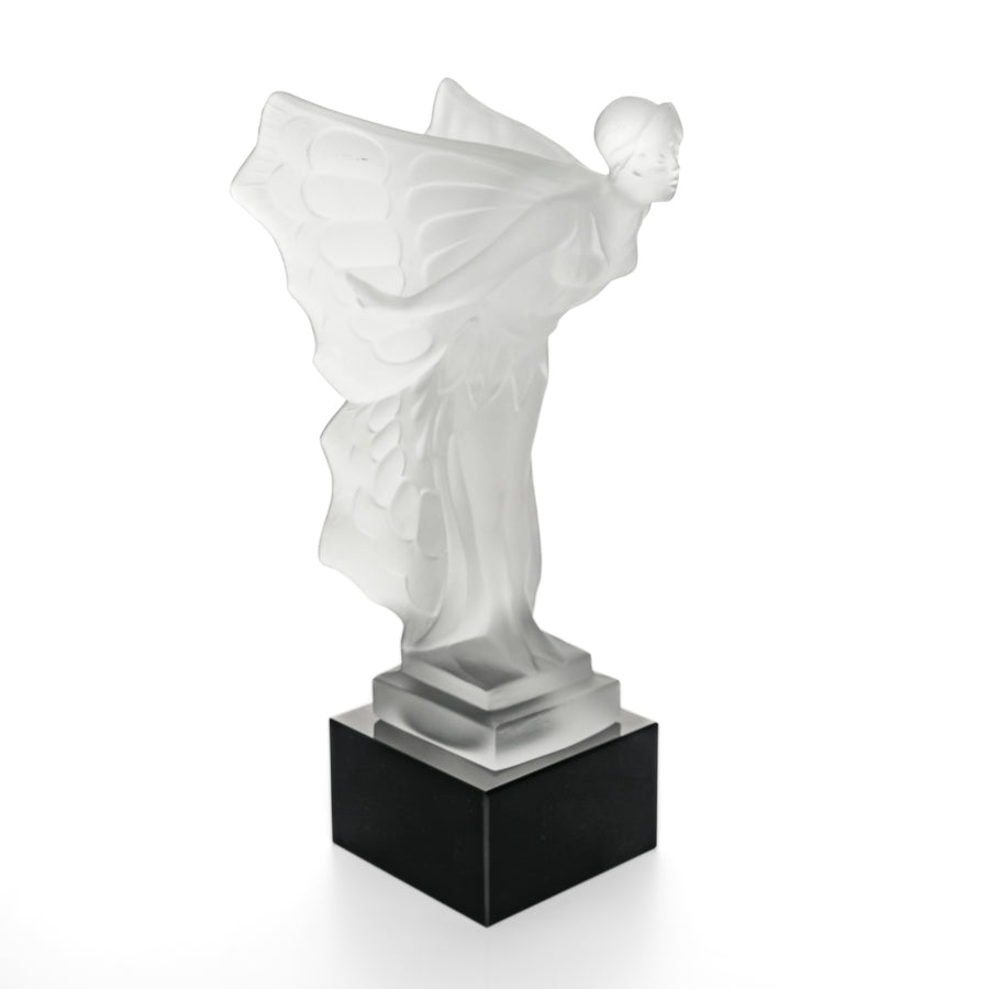 DESNA  After H.Hoffman Flying Lady Frosted Glass Figure