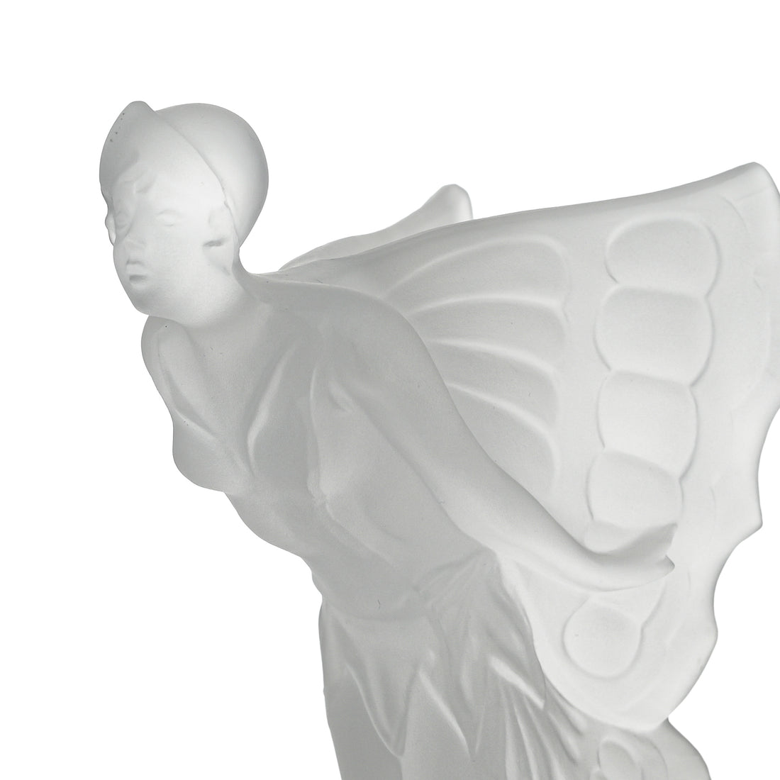 DESNA  After H.Hoffman Flying Lady Frosted Glass Figure