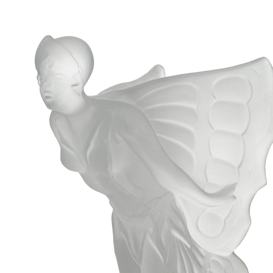 DESNA  After H.Hoffman Flying Lady Frosted Glass Figure
