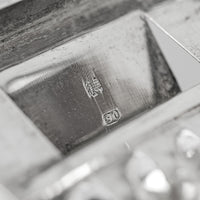 Chinese Export Silver Rickshaw Condiment Set