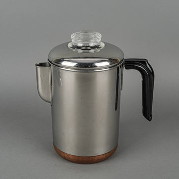 REVERE WARE Copper Clad Stainless Steel Coffee Percolator