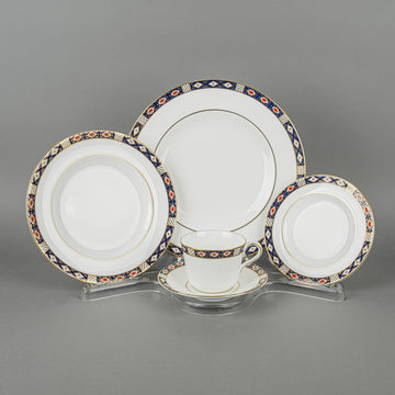ROYAL CROWN DERBY Kedleston A1315 9 Place Settings Plus Extra