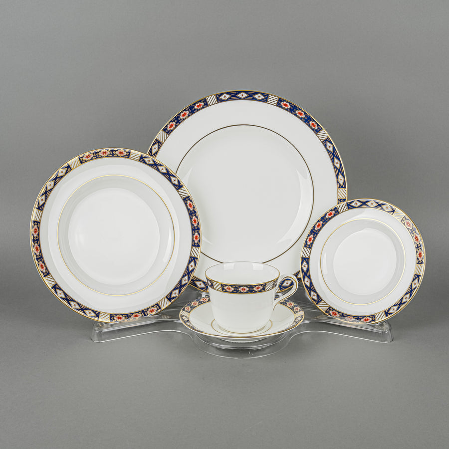 ROYAL CROWN DERBY Kedleston A1315 9 Place Settings Plus Extra