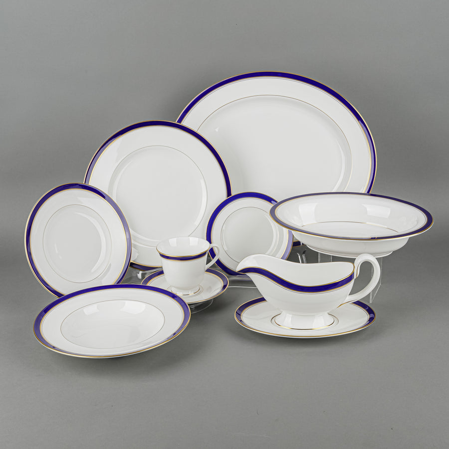 ROYAL WORCESTER Howard Blue 8 Place Settings Plus Extras