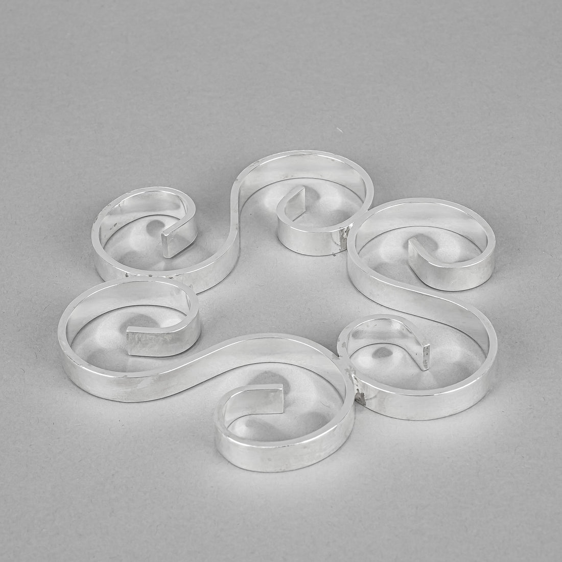 CHRISTOFLE Rosace Silver Plate Trivet