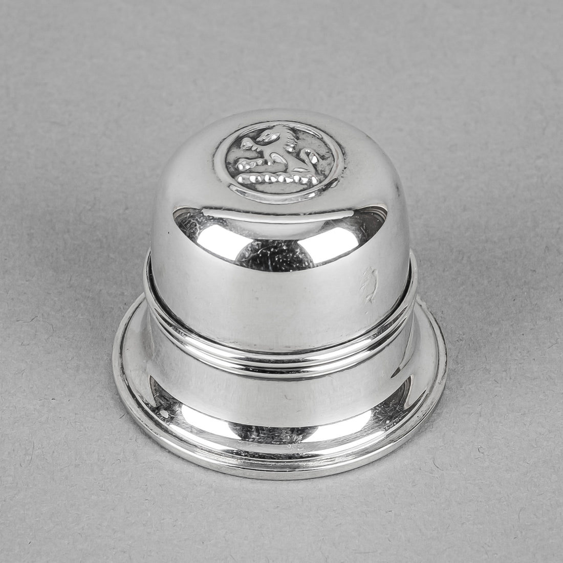 BIRKS Regency Plate Silver Plate Domed Ring Box