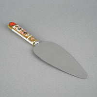ROYAL CROWN DERBY Old Imari 1128 Ceramic Handle Stainless Steel Dessert Server