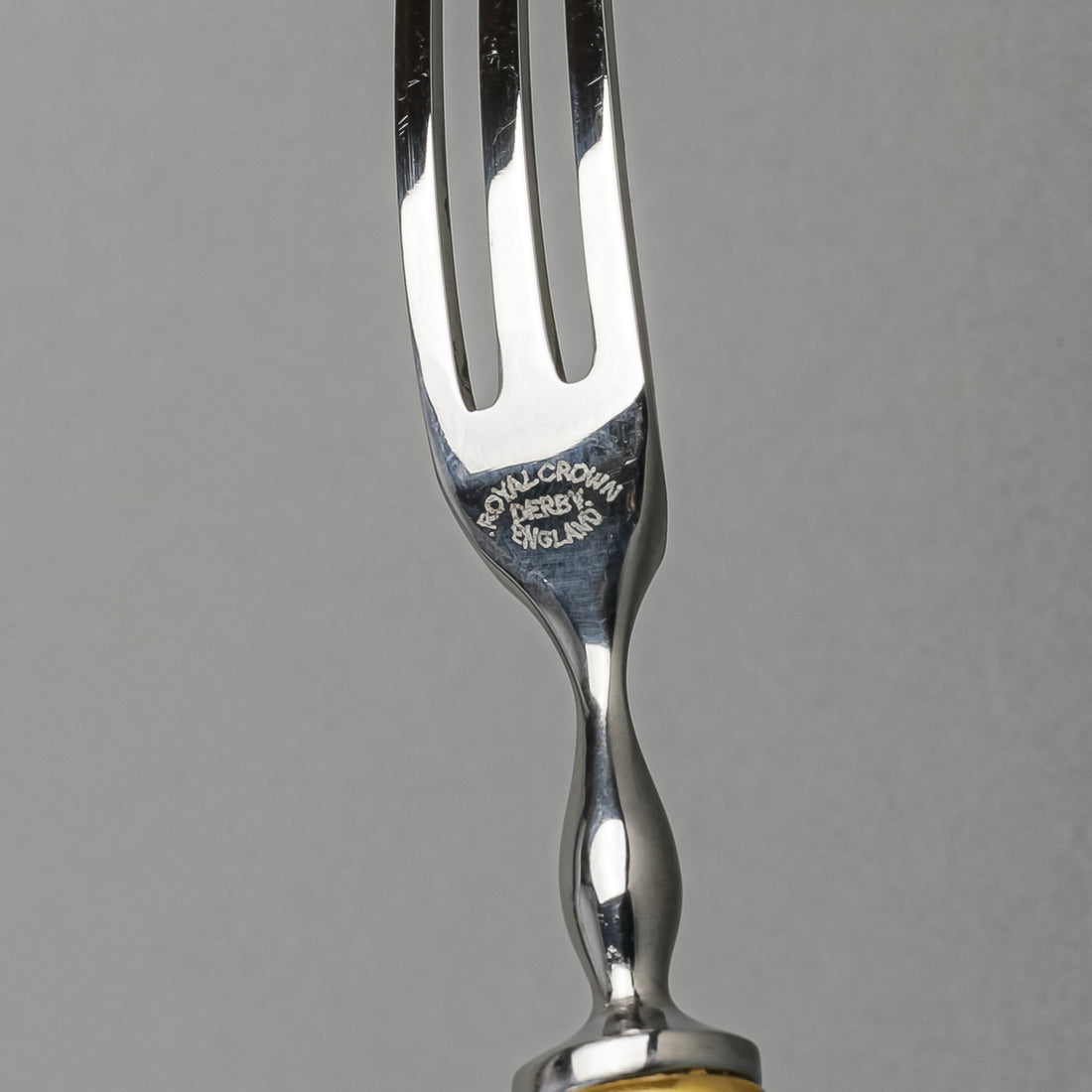 ROYAL CROWN DERBY Old Imari 1128 Ceramic Handle Stainless Steel Pastry Forks Set Of 6