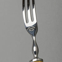 ROYAL CROWN DERBY Old Imari 1128 Ceramic Handle Stainless Steel Pastry Forks Set Of 6