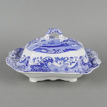 SPODE Blue Italian Covered Serving Dish