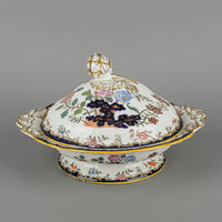 Antique MINTON Meissen Covered Serving Dish