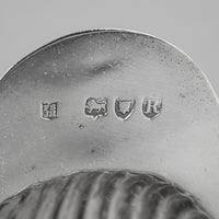 SIBRAY HALL & CO Sterling Footed Shell Dish - London 1892