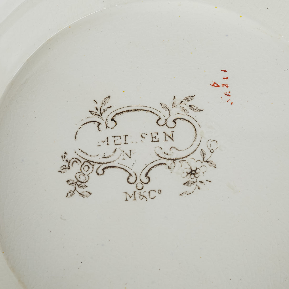 Antique MINTON Meissen Covered Serving Dish