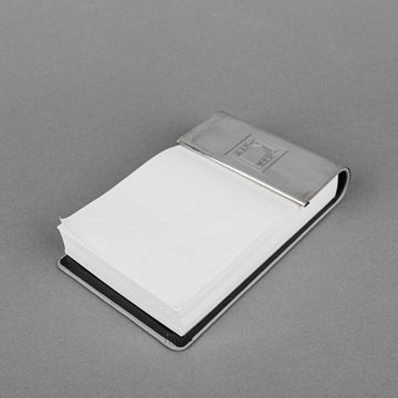 TIFFANY & CO Sterling & Leather Notepad