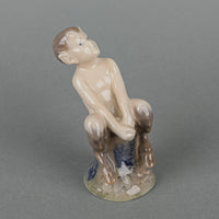 ROYAL COPENHAGEN Figurine Faun Or Pan 1738