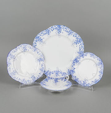 SHELLEY Dainty Blue 51 Pieces