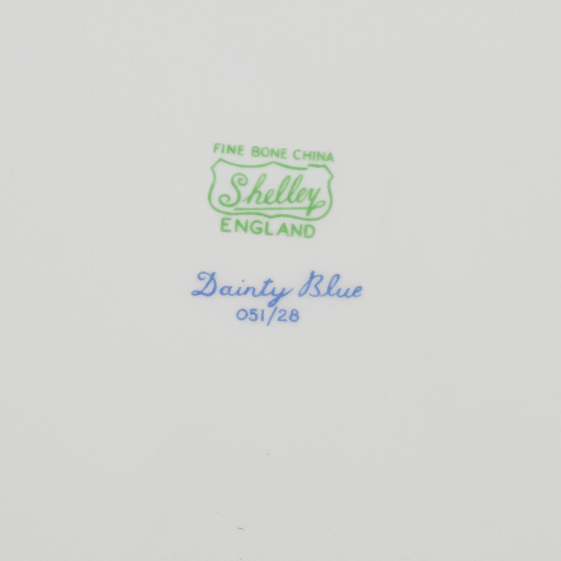 SHELLEY Dainty Blue 51 Pieces