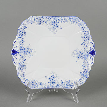 SHELLEY Dainty Blue Cake Plate