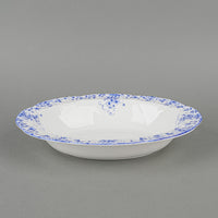 SHELLEY Dainty Blue Oval Open Serving Bowl