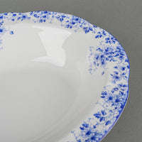 SHELLEY Dainty Blue Oval Open Serving Bowl