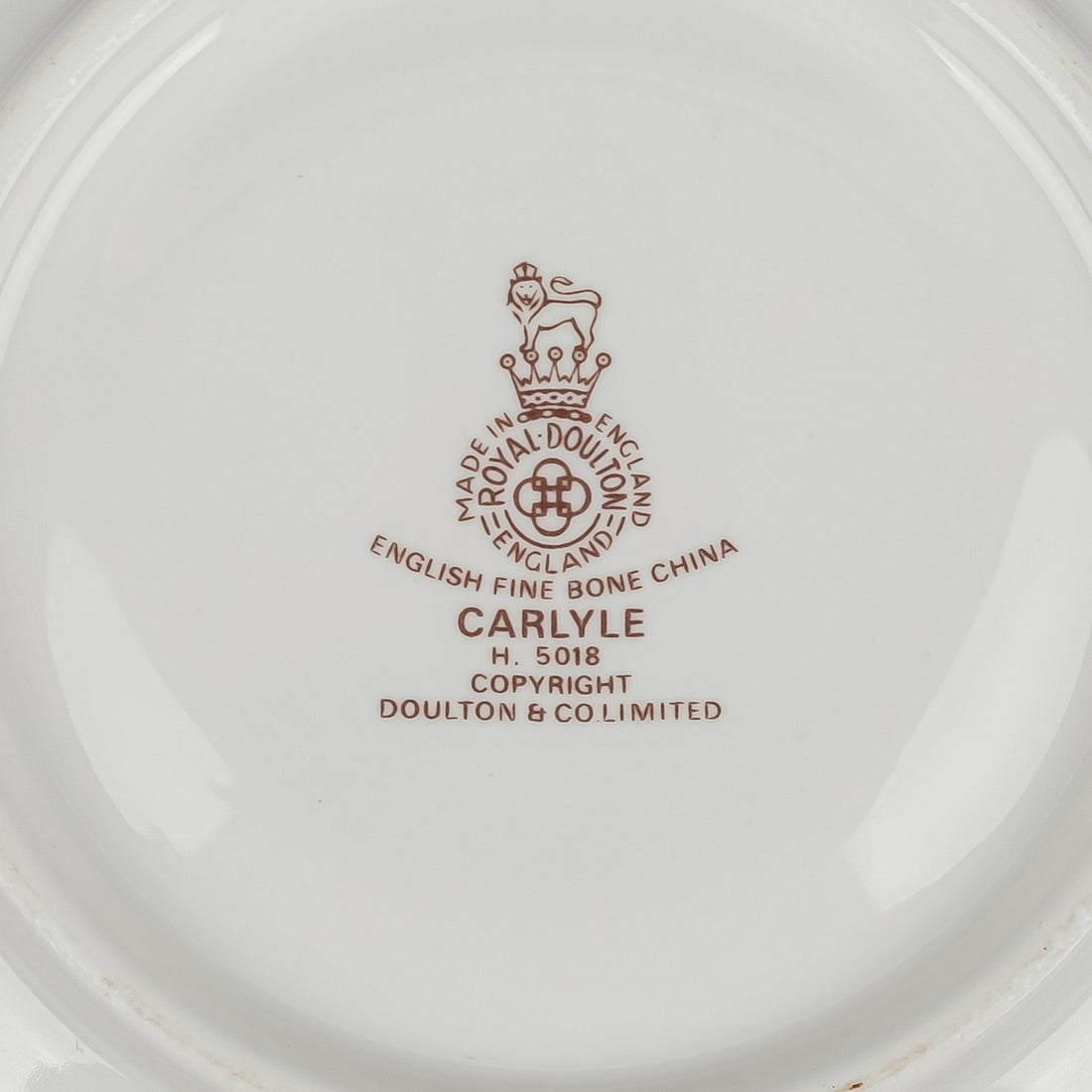ROYAL DOULTON Carlyle Cup & Saucer Set of 5