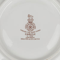 ROYAL DOULTON Carlyle Cup & Saucer Set of 5