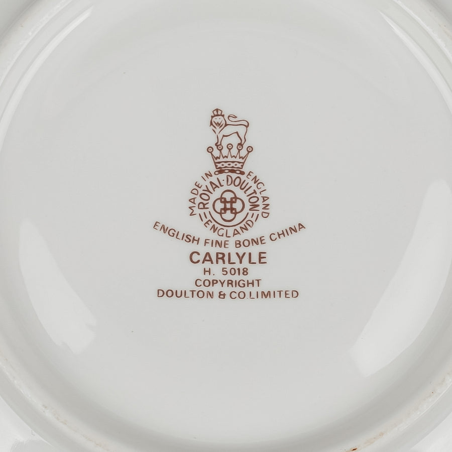 ROYAL DOULTON Carlyle Cup & Saucer Set of 5