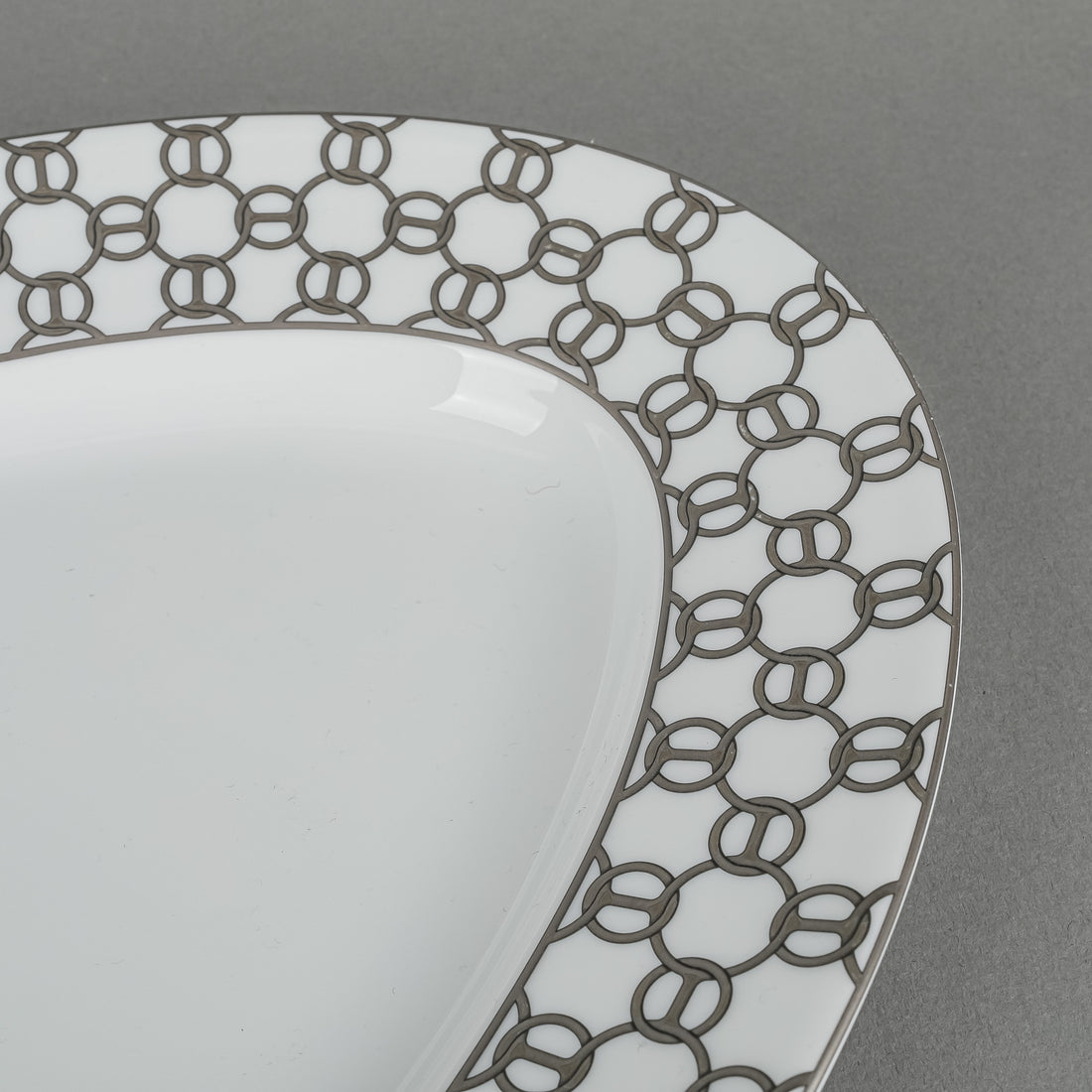 HERMES Fil d'Argent Fish Platter