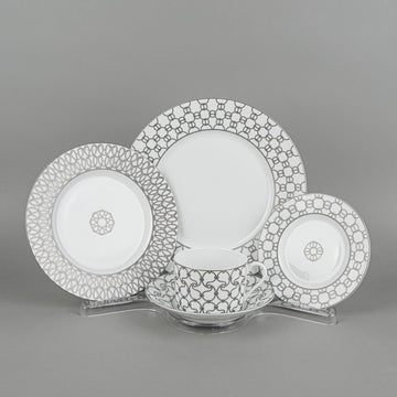 HERMES Fil d'Argent 4 Place Settings Plus Extras