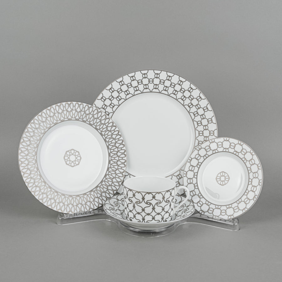 HERMES Fil d'Argent 4 Place Settings Plus Extras