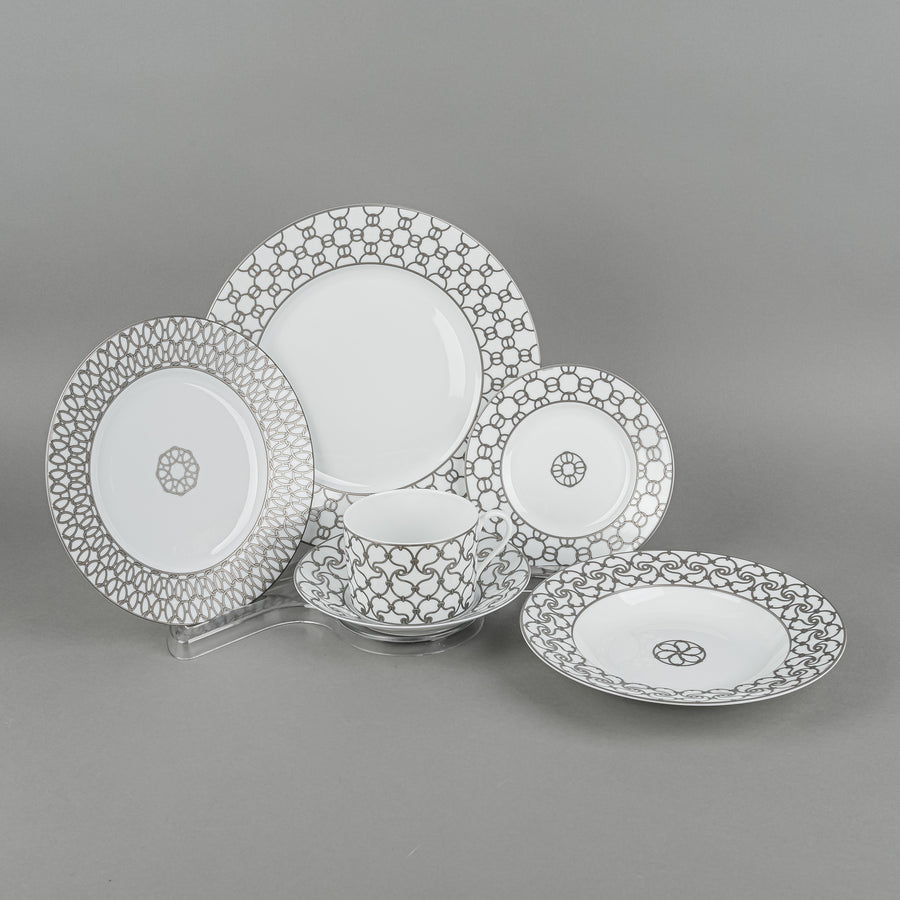 HERMES Fil d'Argent 4 Place Settings Plus Extras