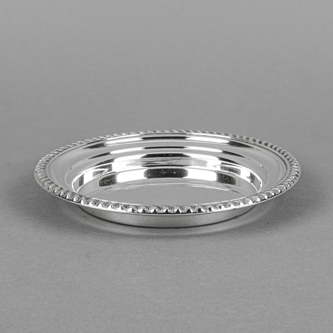 BIRKS STERLING Gadroon Sterling Butter Dish/Coaster