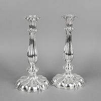 Austrian 812 Silver Candlesticks Set of 2