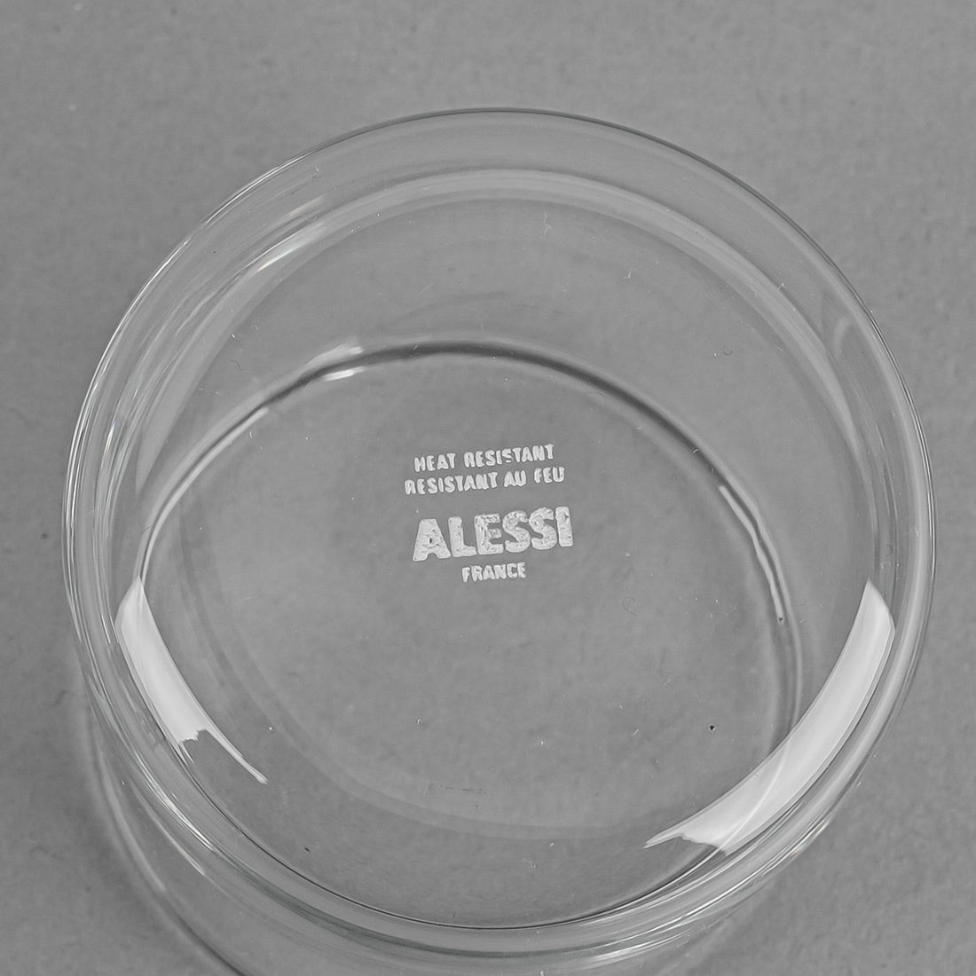 ALESSI Michael Graves Stainless Steel & Glass Espresso Cups & Saucers