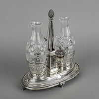 Jacob Heinrich Alberti (Strasbourg, 18th C.) Silver Cruet