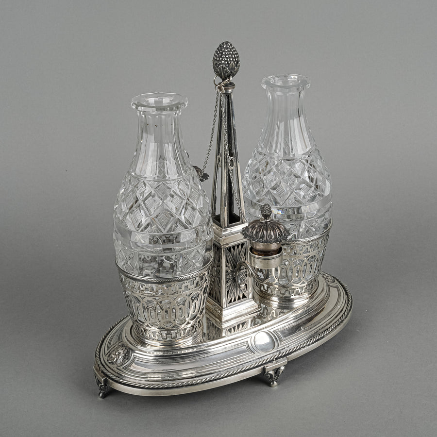 Jacob Heinrich Alberti (Strasbourg, 18th C.) Silver Cruet