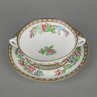 COALPORT Indian Tree Cream Soup And Saucers Set Of 11   22Pieces