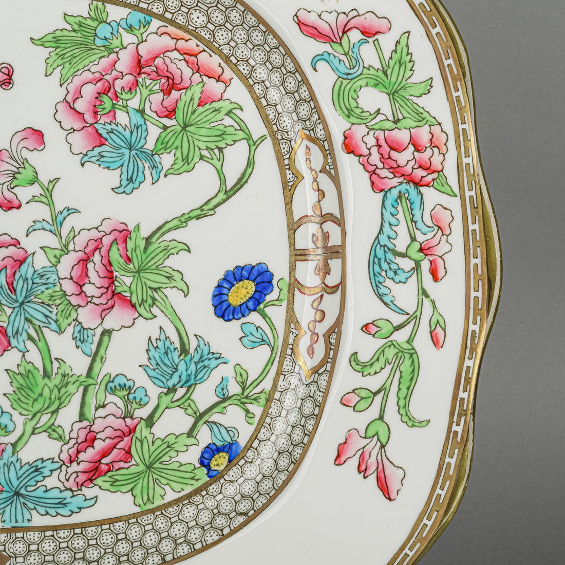 COALPORT Indian Tree Platter Scalloped Edge