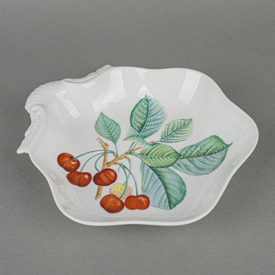 VISTA ALEGRE Cherries Shell Dish W8"xD7.5"
