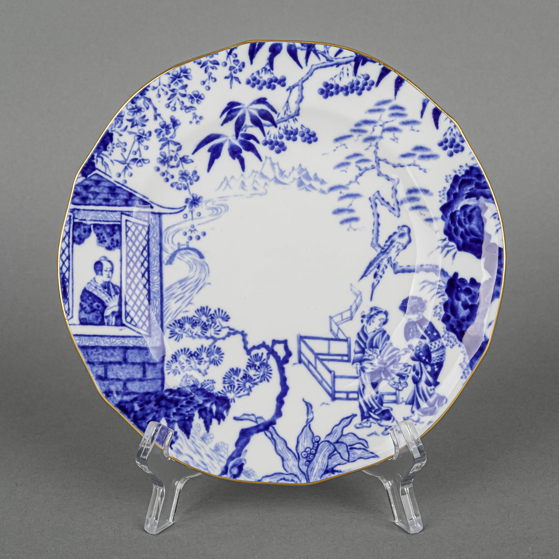 ROYAL CROWN DERBY Mikado Bread & Butter Plates Set of 11